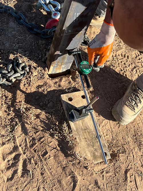 اجرای آزمایش خاک پول اوت برای نیروگاه خورشیدی